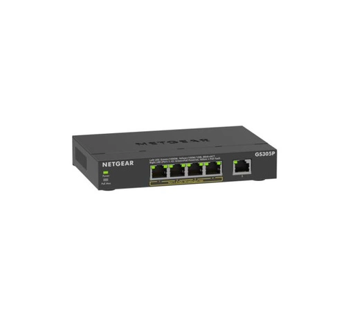 Switch Netgear GS305P-300EUS 5x 1Gb 63 W PoE+