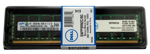 Memory RAM 1x 8GB DELL PowerEdge & Precision Workstation DDR3 1333MHz ECC REGISTERED DIMM | SNPP9RN2C/8G