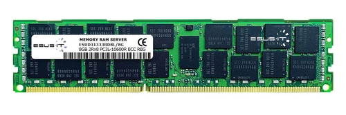 Memory RAM 1x 8GB ESUS IT ECC REGISTERED DDR3 2Rx8 1333MHz PC3-10600 RDIMM | ESUD31333RD8L/8G