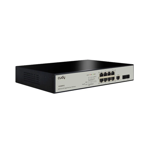 Switch Cudy 8x 1Gb 2x SFP 130 W PoE+