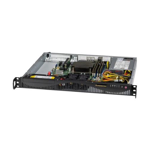 Server platform Supermicro 1U 510T-M SYS-510T-M Intel x 1 DDR4 x 4 4 x 3.5" SATA PSU 1