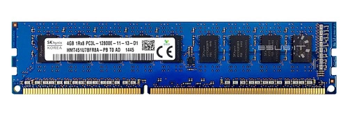 Memory RAM 1x 4GB Hynix ECC UNBUFFERED DDR3 1600MHz PC3-12800 UDIMM | HMT351U7CFR8A-PB