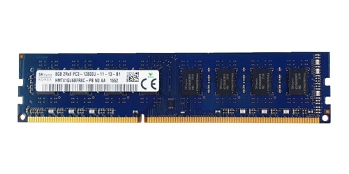Memory RAM 1x 8GB Hynix NON-ECC UNBUFFERED DDR3 1600MHz PC3-12800 UDIMM | HMT41GU6BFR8C-PB