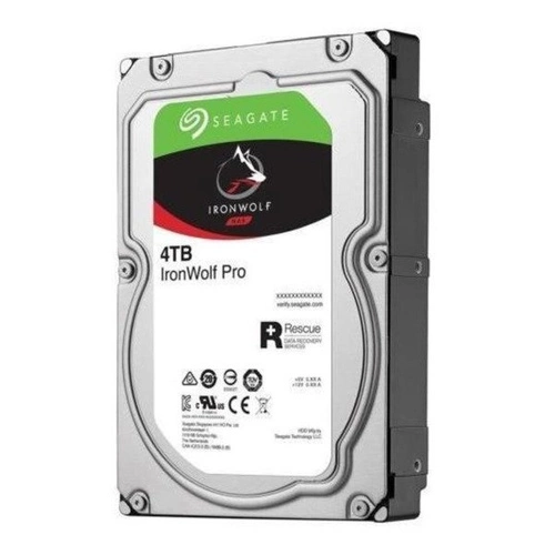 Hard Disk Drive Seagate IronWolf PRO 3.5'' HDD 4TB 7200RPM SATA 6Gb/s 128MB | ST4000NE001