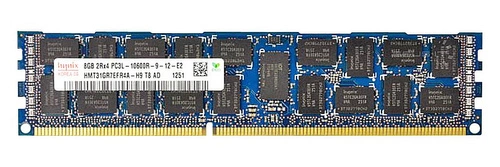 Memory RAM 1x 8GB Hynix ECC REGISTERED DDR3  1333MHz PC3-10600 RDIMM | HMT31GR7EFR4A-H9