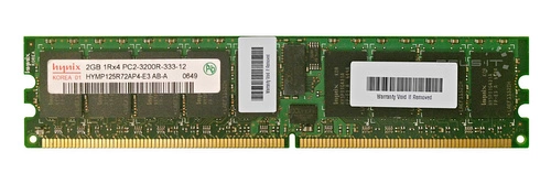 Memory RAM 1x 2GB Hynix ECC REGISTERED DDR2 400MHz PC2-3200 RDIMM | HYMP125R72AP4-E3
