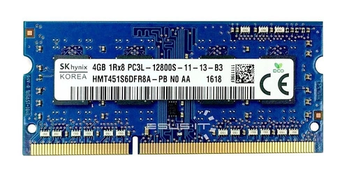 Memory RAM 1x 2GB Hynix SO-DIMM DDR3 1600MHz PC3-12800 | HMT425S6AFR6A-PB