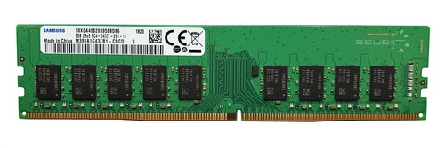 Memory RAM 1x 8GB Samsung ECC UNBUFFERED DDR4 2400MHz PC4-19200 UDIMM | M391A1G43EB1-CRC