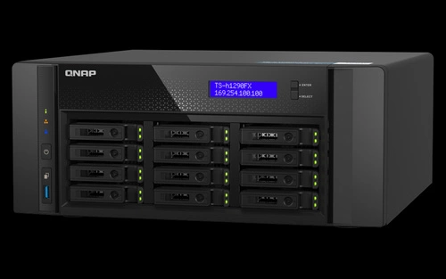 NAS server QNAP TS-h1290FX-7302P-128G 12x SSD SATA, U.2 NVMe 128GB RAM