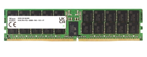 Memory RAM 1x 64GB Hynix ECC REGISTERED DDR5 2Rx4 5600MHz PC5-44800 RDIMM | HMCG94AGBRA177N