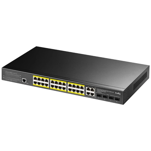 Switch Cudy GS2028PS4-300W 24x 1Gb 4x SFP+ 300 W PoE+